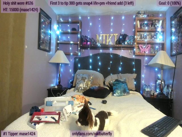 Live sex webcam photo for Nikibutterfly #262435148