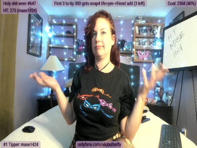 Live sex webcam photo for Nikibutterfly #259673668