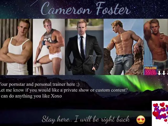 Live sex webcam photo for CameronFoster #290763065