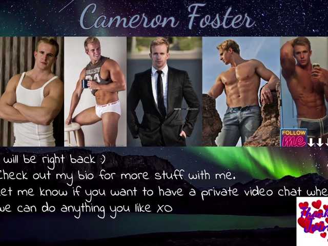 Live sex webcam photo for CameronFoster #291711415