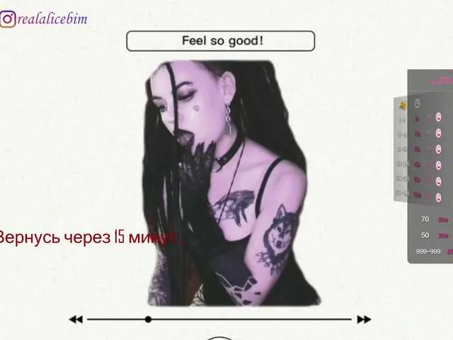 Live sex webcam photo for realalicebim #276289447