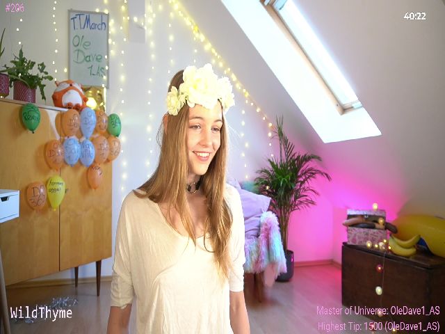 Live sex webcam photo for WildThyme #272809683