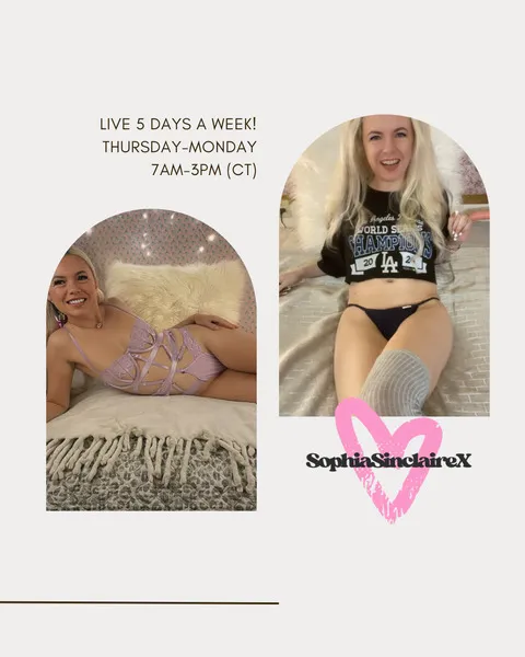 Live sex webcam photo for SophiaSinclaireX #7243464
